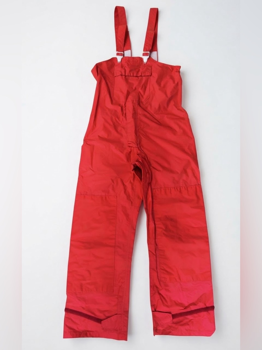 VINTAGE Atlantis Weathergear Red Waterproof Adjustable Bib Overalls - Small